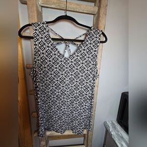 Papermoon Ampton Sleeveless Back Detail Knit Top XL